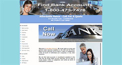 Desktop Screenshot of bankaccountlocator.com